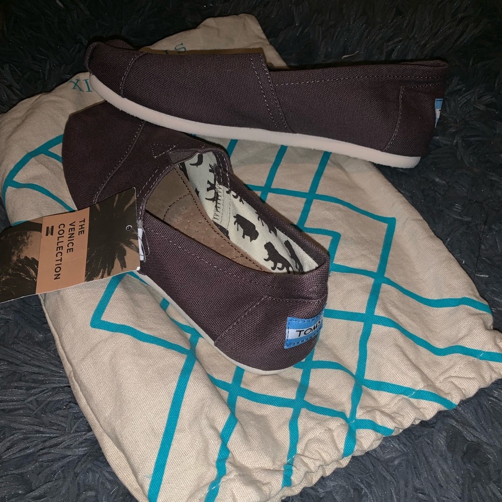 Toms Classic Alpargata Solis Canvas Slip-on Flats